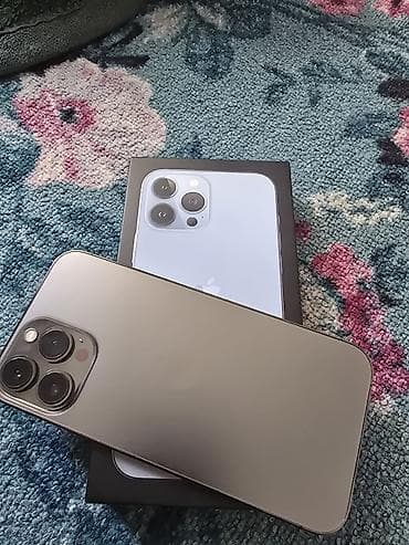 IPhone 13 Pro макс, цвет «Graphite». Комплектация на фото: смартфон и