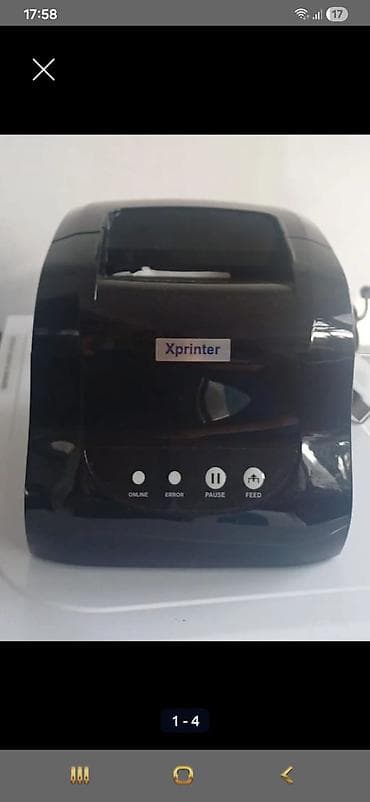 focus print: Термопринтер чеков Xprinter (настольный) - Тип печати: прямая — 1