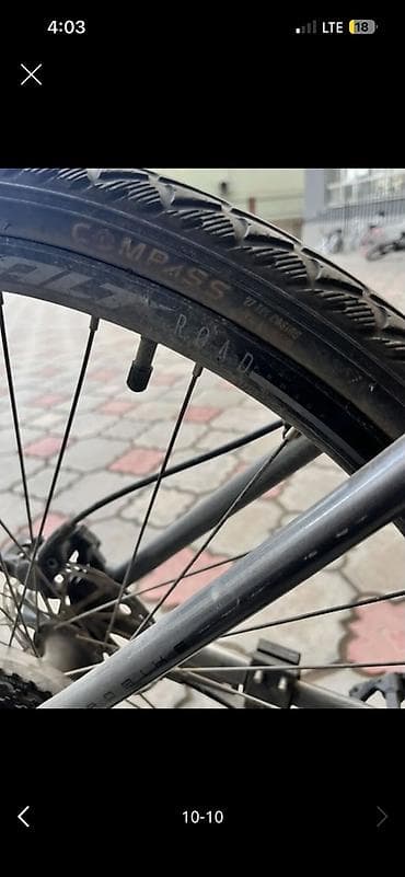 cube attention: Городской/кросс-байк Roadbike Series (серый) - Легкая алюминиевая — 8