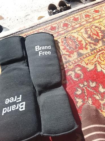 Наколенники Brand Free (пара) - Эластичные чёрные наколенники с
