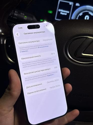 google p: IPhone 16 Pro, 256 ГБ, Черный, 89 % — 5