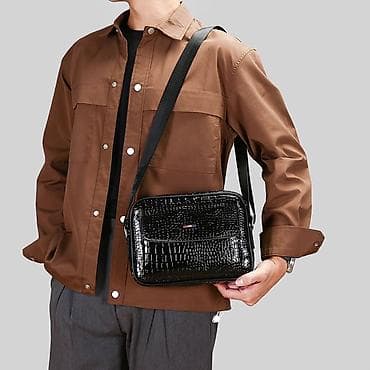 Очки: Барсетка, Tommy Hilfiger, Материал: Искусственная кожа, Множество карманов, Новый — 2