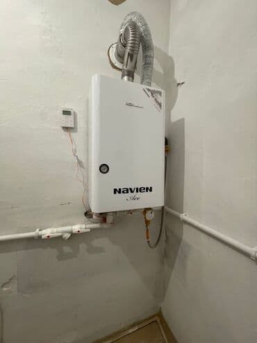 напольные газовые котлы: Газовый котел навиен, новьен, novien, navien выносной пульт — 15