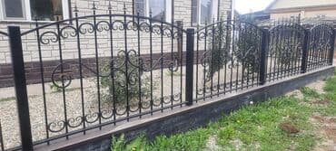 Металлический забор, Другой материал, Декоративный, Покраска забора