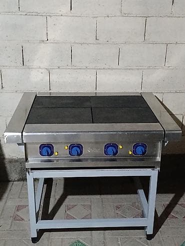 лед апарат: Плита электрическая профессиональная, настольная на подставке — 1