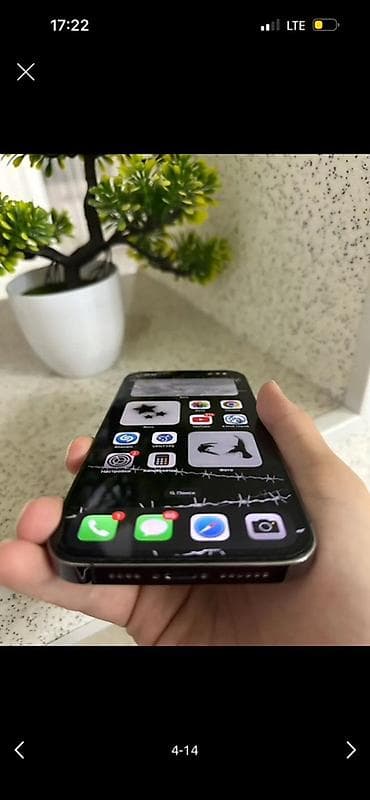 iphone 14 pro max black: IPhone 14 Pro Max, Б/у, 128 ГБ, Deep Purple, Коробка, 79 % — 4