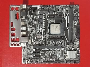 Материнская плата, Б/у, Asus, AM4, Micro-ATX, Для ПК