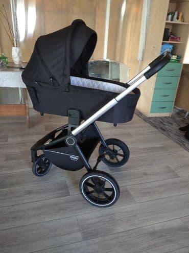 отдам даром прогулочную коляску: Коляска, цвет - Черный, Б/у — 14