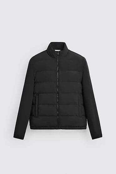 Куртки: Мужская куртка, L, Zara, Новый, цвет - Черный, Самовывоз, Платная доставка — 1