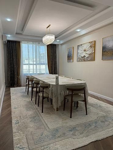 нурзаман квартиры: 3 комнаты, 107 м², Элитка, 13 этаж, Дизайнерский ремонт — 6