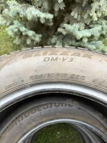 2256017: Шины 225 / 60 / R 17, Зима, Б/у, Комплект, Легковые, Япония, Bridgestone — 3