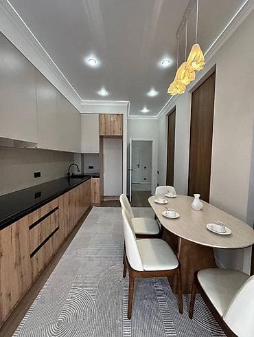 osh flat: 2 комнаты, 63 м², Элитка, 13 этаж, Дизайнерский ремонт — 4