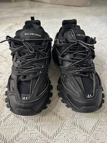 кортез обувь: Мужские кроссовки, 41, Balenciaga, Б/у, цвет - Черный, Платная доставка — 3