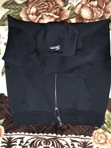 джинсовые куртки с принтом: Мужская толстовка, M, Nike, Новый, цвет - Черный, Бесплатная доставка — 3