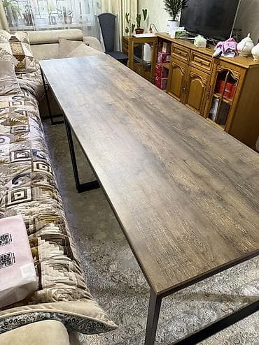 Мебель: Столы в стиле лофт. Новые. 2шт. Размеры 137х80х75. Каждый по 5000 — 1