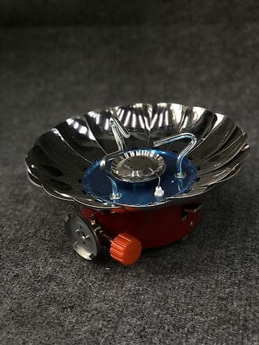 Пикник үчүн товарлар: Портативная газовая горелка с отражателем - Тип: туристическая — 3