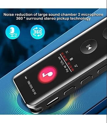 micro cd: Диктофон Bluetooth с экраном, интеллектуальным шумоподавлением и — 3