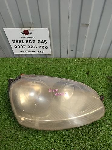 ГБО: Передняя правая фара Volkswagen 2005 г., Б/у, Оригинал — 1