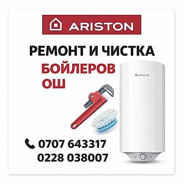 Ремонт и чистка бойлеров Ariston (г. Ош) - Профессиональное