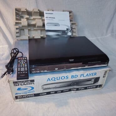 BLU - RAY DISC AQUOS BD PLAYER SHARP BD - HP 20 SA Made in
