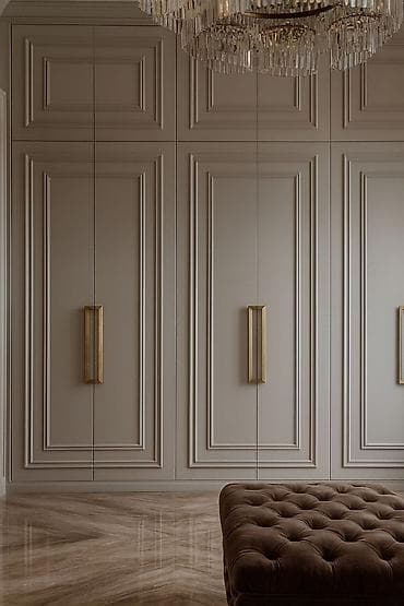 ящики: Шифоньер, шкаф для одежды, Прямой, МДФ — 9