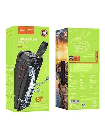 Аудиотехника: Портативная Bluetooth-колонка Hoco HC6 True Wireless Speaker - Мощное — 1