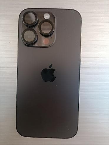 iphone 6: IPhone 14 Pro, Б/у, 512 ГБ, Черный, Зарядное устройство, Защитное стекло, Чехол, 92 % — 1
