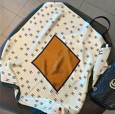 шарфики женские: Цвет - Черный — 9