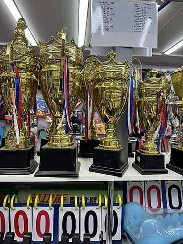 триколор: Кубки для награждения — серия классических золотых трофеев на — 1