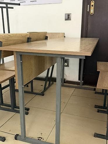 Комплект парты и стула, цвет - Серый