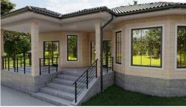 сколько стоит двухэтажный дом: 5 соток — 5