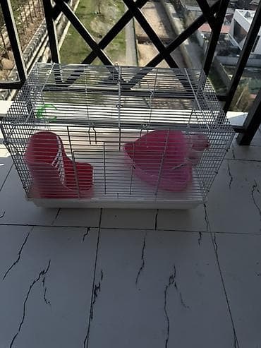 вольер вальер: Клетка для мелких грызунов/грызунчиков - Материал: металлическая — 4