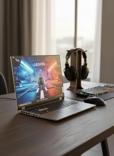 манитор для компьютера: Ноутбук, Lenovo, 16 ГБ ОЗУ, AMD Ryzen 7, 16 ", Б/у, Для работы, учебы, память SSD — 1