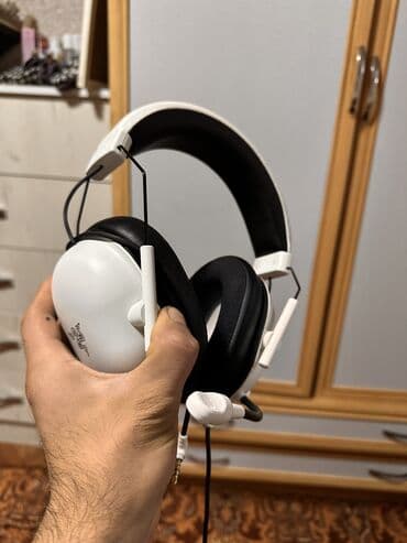 комбо комбик колонка: Игровая гарнитура Razer BlackShark V2 X White Edition (проводная) — 5