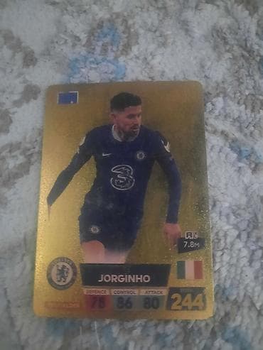 бал ширин ош: Коллекционная футбольная карта “World Football Stars” — Jorginho — 1
