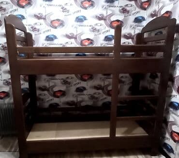 Двухяростный кровать!
Длина 200см
Высоты 200см 
Ширина 80см