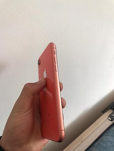 IPhone Xr, Б/у, 64 ГБ, Коралловый, Чехол, 77 % — 10