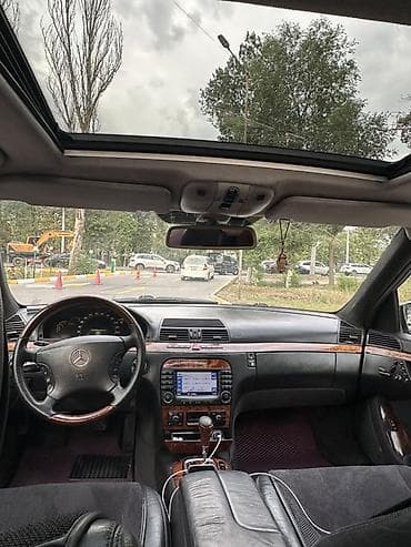 двойной выхлоп: Mercedes-Benz S-Class: 2003 г., 3.7 л, Типтроник, Бензин, Седан — 7