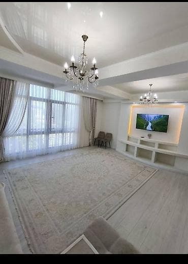 сдаю квартиры аламедин: 3 комнаты, 110 м², Элитка, 4 этаж — 7