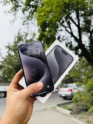 Не вскрытый IPhone 15 Pro все в родне без царапин торг имееется с at lalafo.kg Не вскрытый IPhone 15 Pro все в родне без царапин торг имееется с