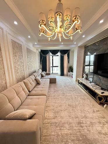 3 комнаты, 107 м², Бишкек Парк ТРЦ Элитка, 11 этаж, Евроремонт