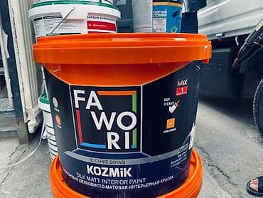 fire maple: Интерьерная силиконовая шелковиста матовая краска Fawori KOZMiK (Silk — 1