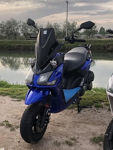 city coco: Скутер Jet Vento (синие/черные панели) - Кузов спортивного стиля с — 2