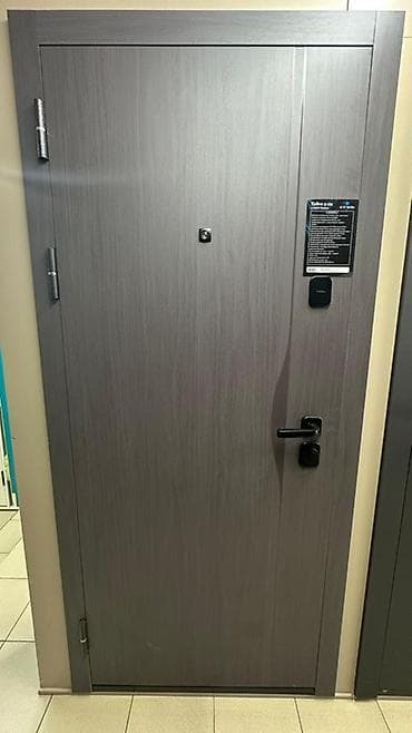 loft mebel: Двери для домов и квартир, Металлическая, Одностворчатая, цвет - Серый — 1