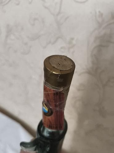 Азык-түлүктөр: Коньяк марочный «Гандзакар» в фигурной стеклянной бутылке (сабля) 2003 — 5