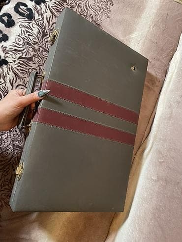 Спортивные сумки: Нарды в кейсе с ручкой полный комплект. - Игровое поле с инкрустацией — 3