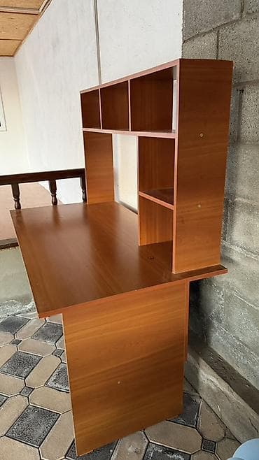 office table: Компьютерный стол, С полками — 3