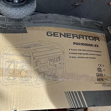 Техника и электроника: Бензиновый генератор PGG10000E-E3 Состояние Идеал,пользовались пару — 1