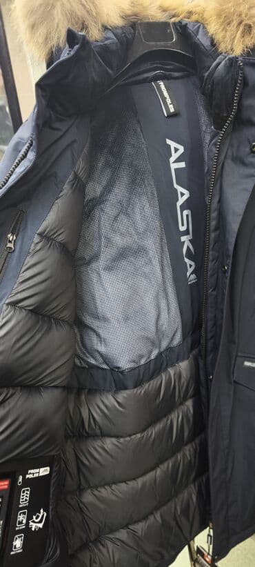 меха: Мужская куртка, 6XL, Outerwear, Новый, цвет - Синий — 4