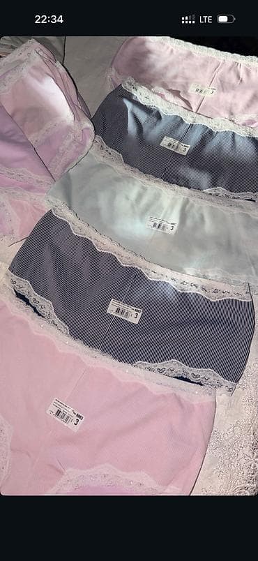 белья: Трусики, Бикини, С кружевом, Хлопок, Турция — 7